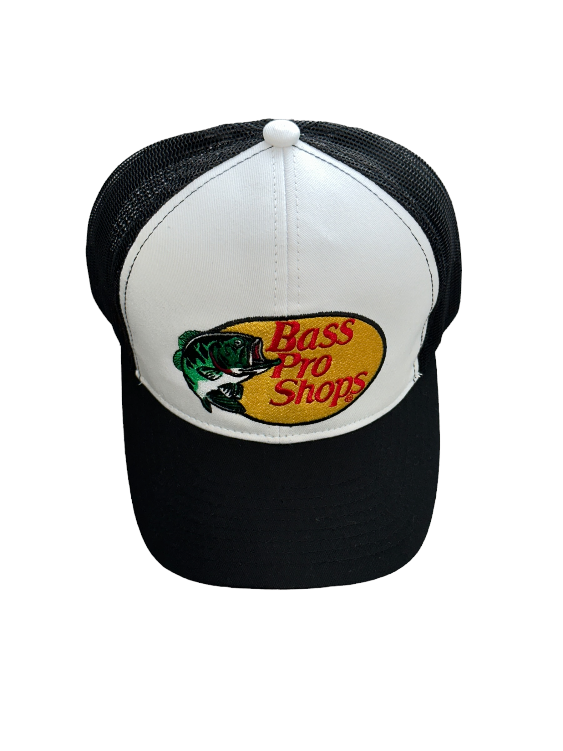 Two Tone Black And White Trucker Hat