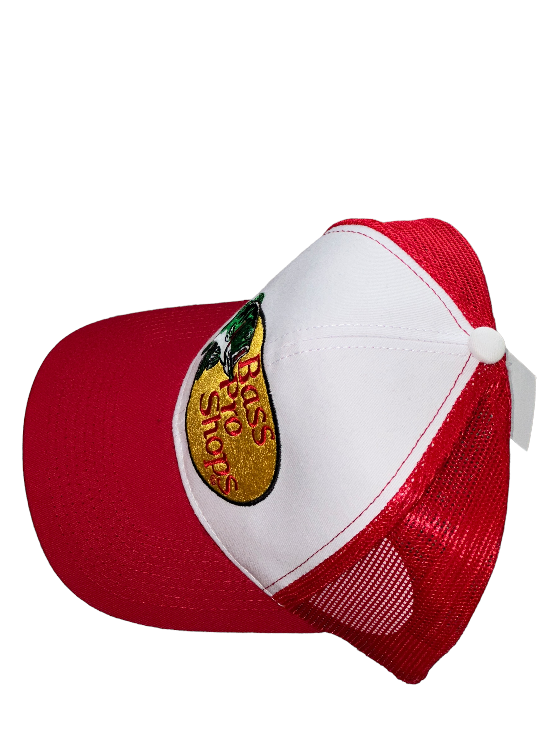 Two Tone Red And White Trucker Hat