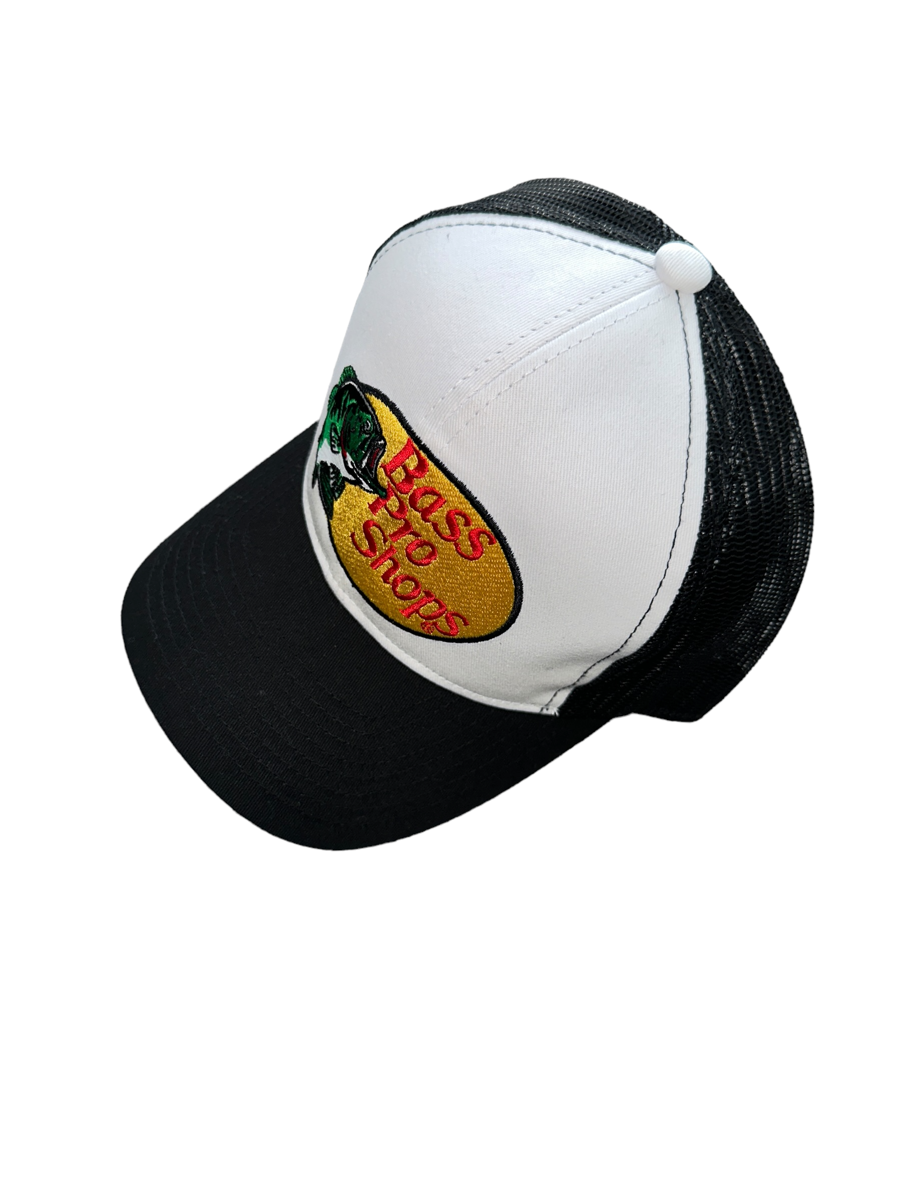 Two Tone Black And White Trucker Hat