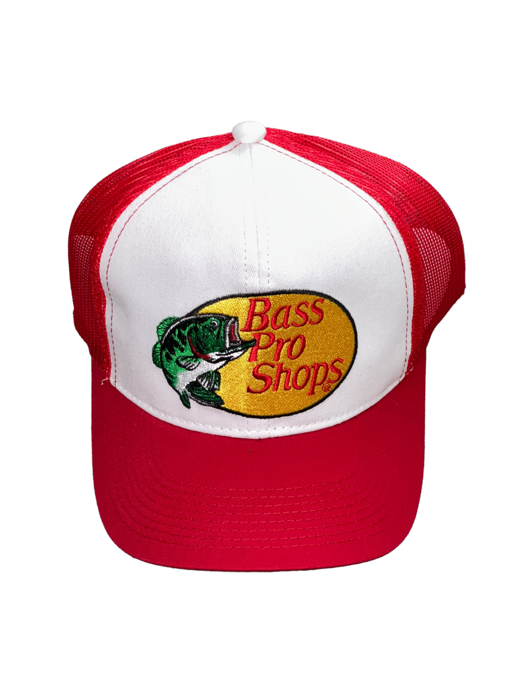 Two Tone Red And White Trucker Hat