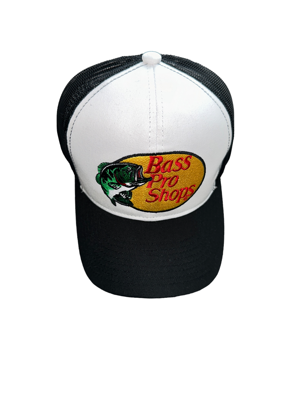 Two Tone Black And White Trucker Hat