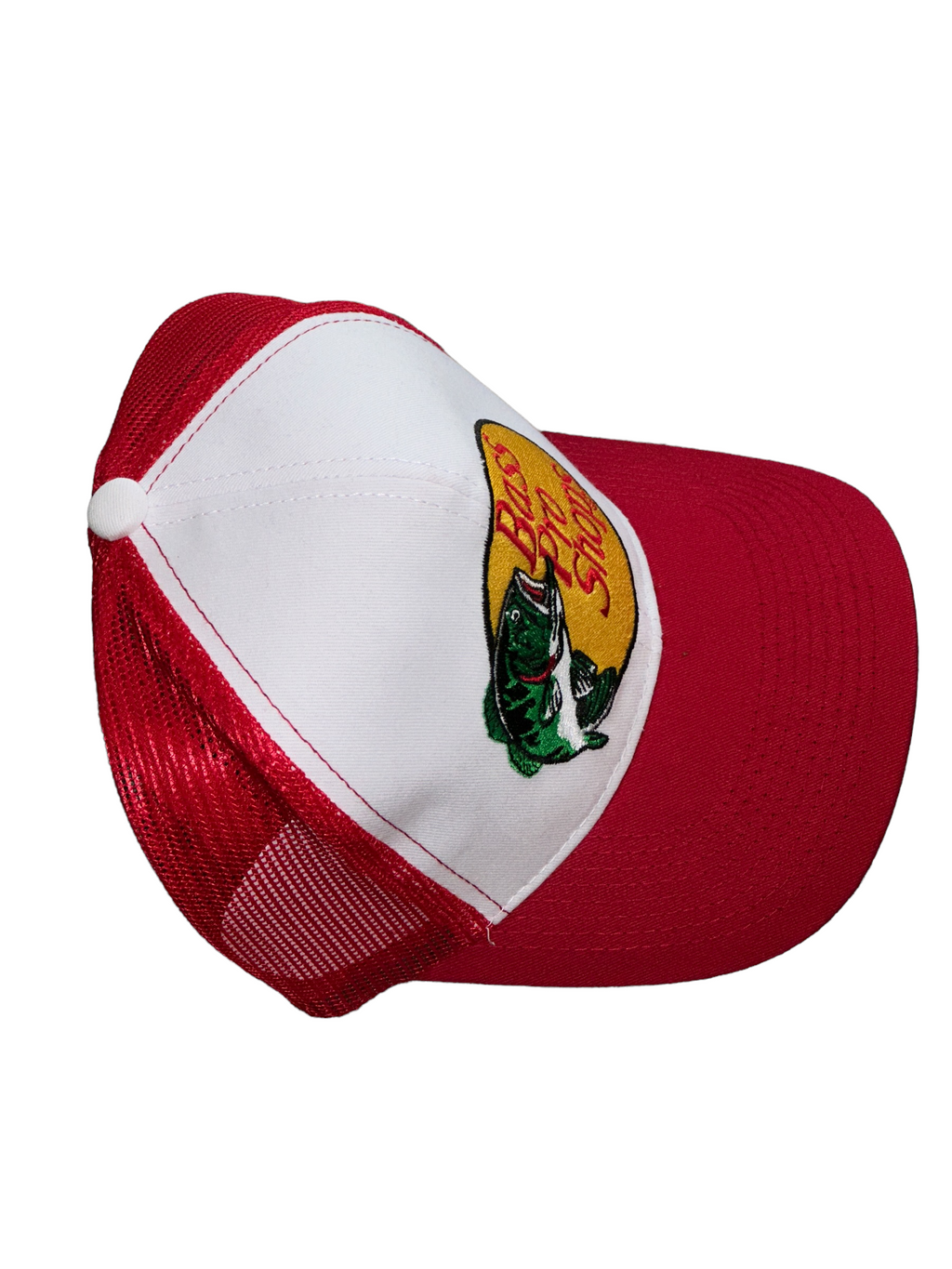 Two Tone Red And White Trucker Hat