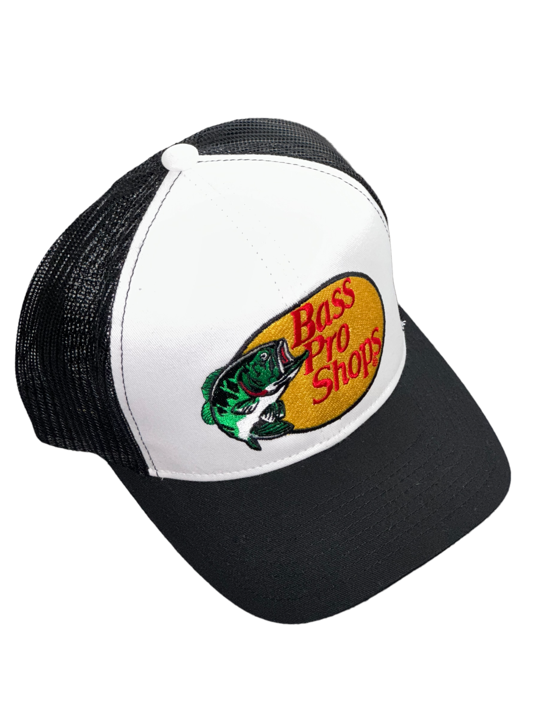 Two Tone Black And White Trucker Hat