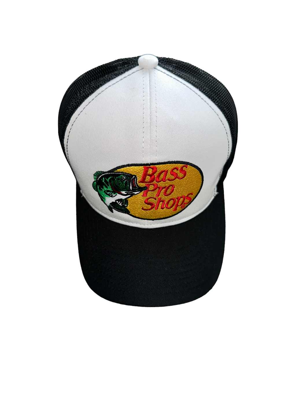 Two Tone Black And White Trucker Hat