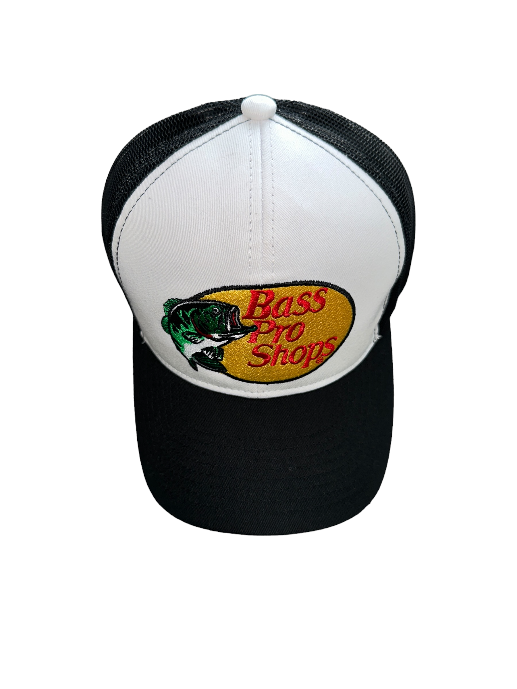 Two Tone Black And White Trucker Hat