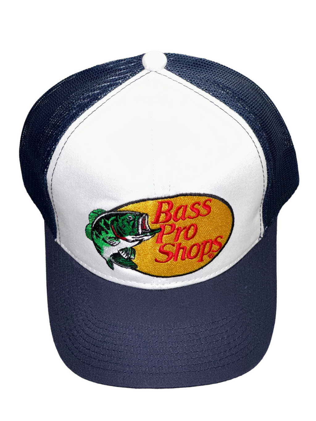Two Tone Blue And White Trucker Hat