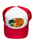 Two Tone Red And White Trucker Hat