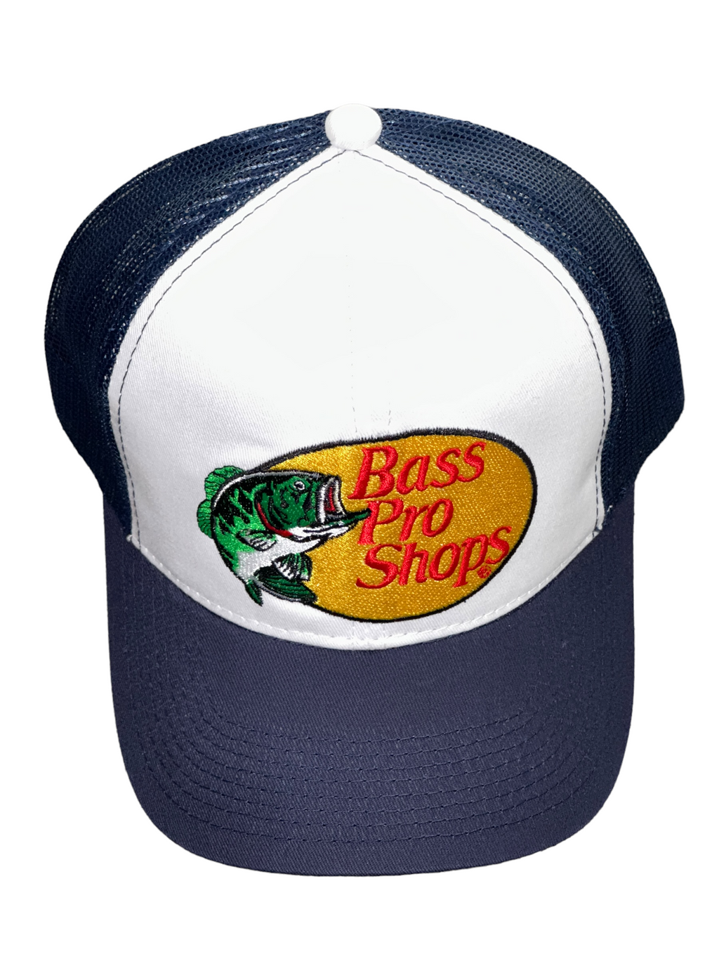 Two Tone Blue And White Trucker Hat